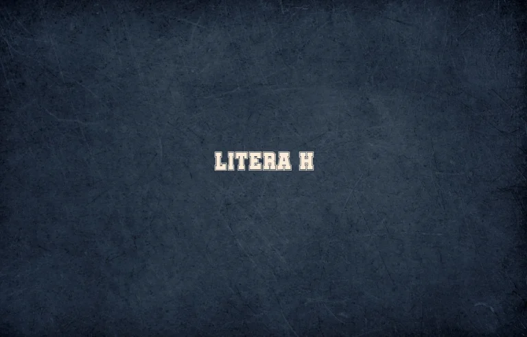litera h