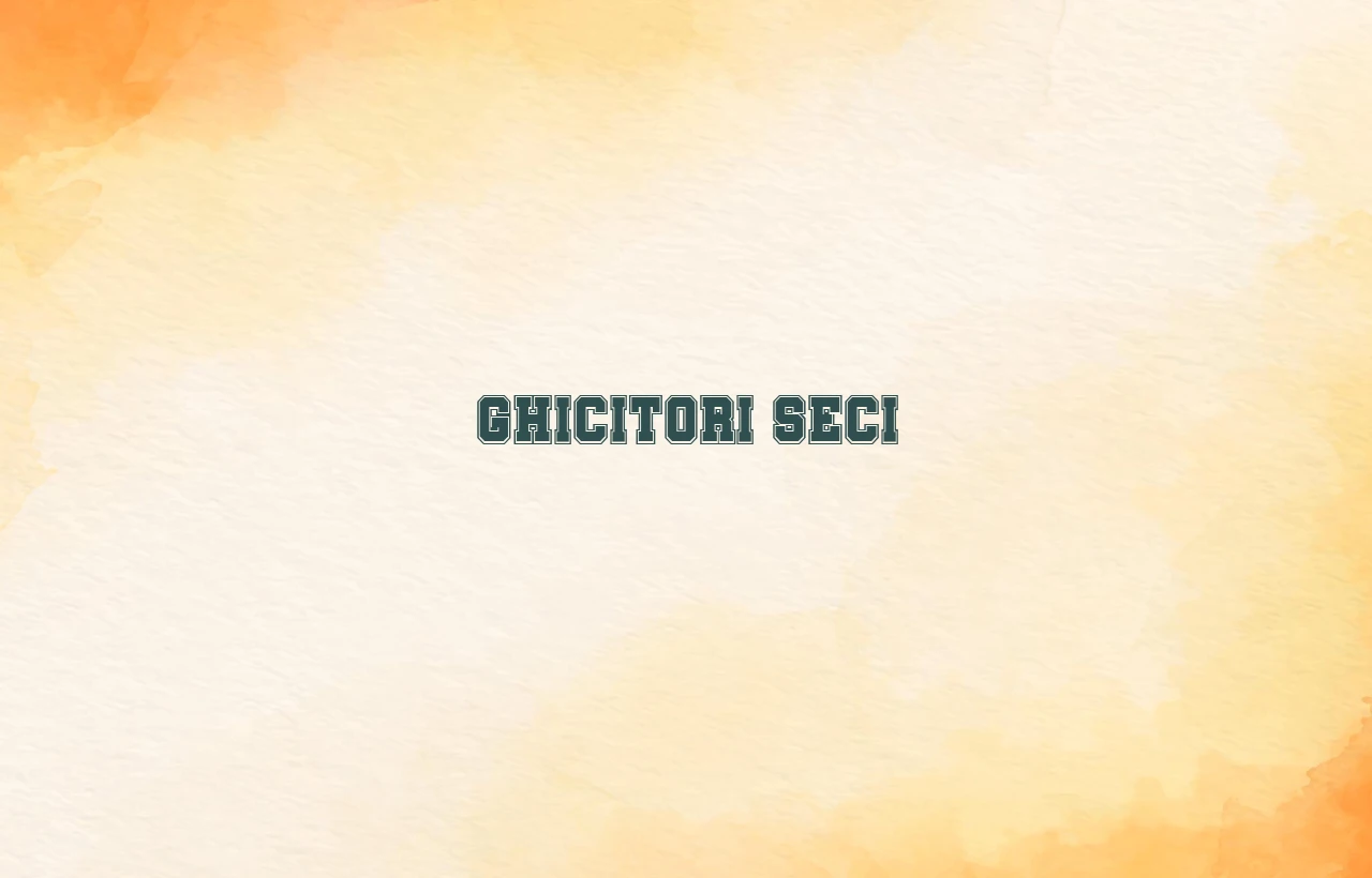 ghicitori seci