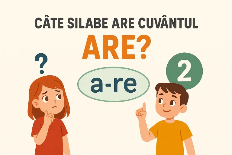 Cate silabe are cuvantul are